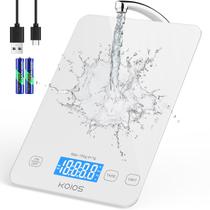 Balança de cozinha KOIOS K7H 15kg/33lb Digital Food com LCD branco