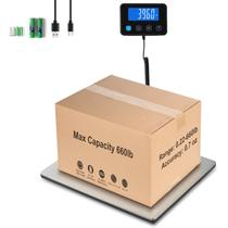 Balança de envio Miseyo 300kg/0,1 kg Display LCD de aço inoxidável Balança de envio Miseyo 300kg/0,1 kg Display LCD de aço inoxidável