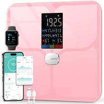 Balança de gordura corporal ABLEGRID Digital Smart Bathroom 180 kg Balança de gordura corporal ABLEGRID Digital Smart Bathroom 180 kg