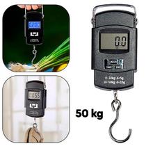 Balança De Mão Digital Até 50kg Para Bagagem E Peixe