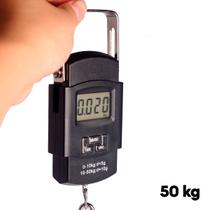 Balança De Mão Digital Até 50kg Para Bagagem E Peixe