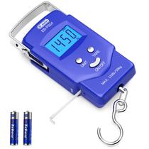 Balança de pesca Dr.meter PS01 LCD retroiluminado 50 kg/110 lb com fita