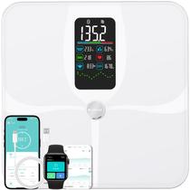 Balança de peso inteligente Lepulse com IMC, gordura corporal e massa muscular Balança de peso inteligente Lepulse com IMC, gordura corporal e massa muscular