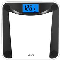 Balança de peso para banheiro Vitafit Digital 182 kg/400 lb preta