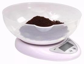 Balança De Precisão Com Bandeja De Cozinha 5kg Digital Flex Capacidade Máxima 5 Kg Cor Branco Balança De Precisão Com Bandeja De Cozinha 5kg Digital Flex Capacidade Máxima 5 Kg Cor Branco
