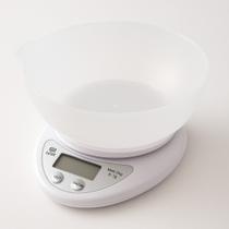Balança De Precisão Com Tijela Cuba Plastica De Cozinha Liquidos e Alimentos Até 5kg Digital