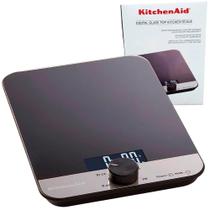 Balança de Precisão Digital Cozinha Preta KitchenAid com Botão Giratório Exclusivo Tela de LCD (KQ908G) Balança de Precisão Digital Cozinha Preta KitchenAid com Botão Giratório Exclusivo Tela de LCD (KQ908G)