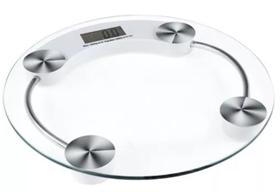 Balança de Vidro - Ate 180 kg - Redonda