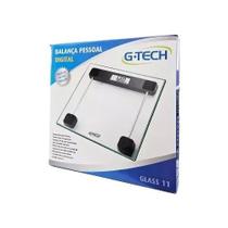 Balança De Vidro Compacta Digital G-tech Pesa De Até 180 Kg Balança De Vidro Compacta Digital G-tech Pesa De Até 180 Kg