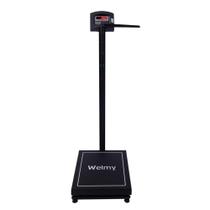 Balança Digital Antropométrica Obeso 300kg W300a Preta Welmy Balança Digital Antropométrica Obeso 300kg W300a Preta Welmy
