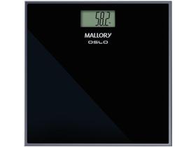 Balança Digital até 150kg Vidro Temperado - Antiderrapante - Mallory Oslo