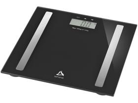 Balança Digital até 180kg com Medidor de Gordura - Vidro Temperado Serene Digi-Health Pro