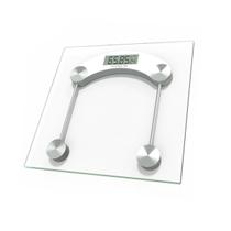 Balança Digital Banheiro Vidro Temperado Academia Quadrada 180KG