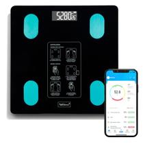 Balança Digital Bioimpedância 180kgs Aplicativo Bluetooth