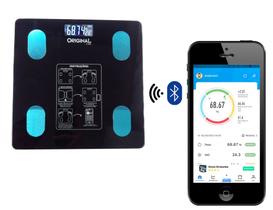 Balança Digital Bioimpedância Corporal Bluetooth Até 140kg Lançamento