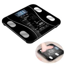 Balança Digital Bioimpedância Corporal Vidro 180Kg Bluetooth