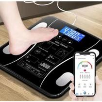 Balança Digital Bioimpedância Corporal Vidro 180kg Bluetooth