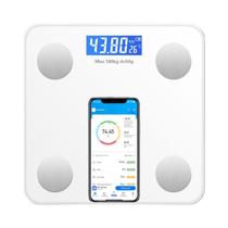 Balança Digital Bioimpendancia Corporal App Smart 180kg Lcd Rosa Bebe
