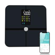 Balança Digital Bioimpendância Corporal Inteligente Bio Plus Preta Relaxshop