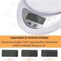 Balança Digital Com Bandeja Até 5 Quilos Ministar MS-502