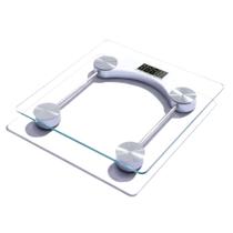 Balanca digital corporal 180kg led transparente banheiro academia vidro temperado domestica body fitness