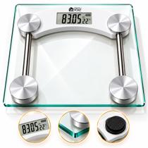 Balança Digital Corporal 180kg Profissional Quadrada de Vidro Temperado Academia Banheiro - Open Homz Balança Digital Corporal 180kg Profissional Quadrada de Vidro Temperado Academia Banheiro - Open Homz
