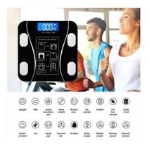 Balança Digital Corporal Bioimpedância Banheiro 180 Kg App