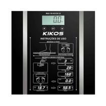 Balança Digital Corporal Ison Mede Gordura, Água e Peso Até 150 Kg Vidro Temperado Kikos Ty51 Balança Digital Corporal Ison Mede Gordura, Água e Peso Até 150 Kg Vidro Temperado Kikos Ty51