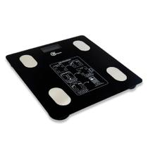 Balança Digital Corporal Peso Gordura Fitness Bioimpedância Aplicativo Bluetooth Banheiro