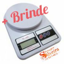 Balança Digital Cozinha 10kg Precisão Dieta Fitness