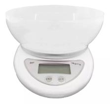 Balanca Digital Cozinha Precisao 5kg Tara Bacia Vasilha Alimentos Dieta Culinaria