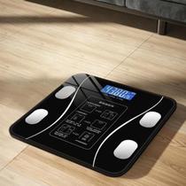 Balança Digital de Bioimpedância com Tecnologia Bluetooth Monitoramento Corporal até 140 Kg via Aplicativo