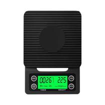 Balança Digital de Café 3kg com Temporizador LED e USB - Precisão 0,1g