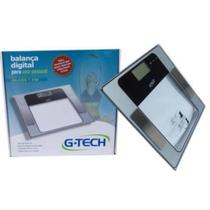 Balança Digital De Controle Corporal Com Bioimpedância Glass 7fw Gtech