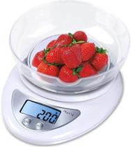 Balança Digital de Cozinha com Bandeja 5kg - Electronic Kitchen Scale