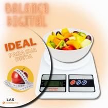 Balança Digital de Cozinha de Alta Precisão para Controle Nutricional e Dieta (até 10kg)