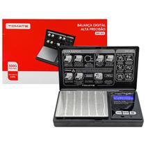 Balança Digital De Precisão 500g Com Display Iluminado Alta Sensibilidade E Design Portátil