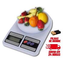 Balança Digital De Precisão Cozinha 10kg Nutrição Dieta Pesar Alimento Comida Portatil