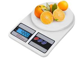 Balança Digital De Precisão Cozinha 10kg Nutrição E Dieta Capacidade Máxima 10 KG Cor Branco