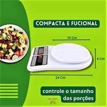 Balança Digital De Precisão p/ Cozinha - Eletrônica Até 10kg - Fullcommerce