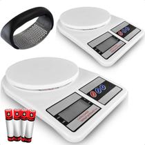 Balança Digital Domestica Eletrônica Alta Precisão 10kg 2 Peças E Amassador Manual De Alho Kit Cozinha Dieta Balança Digital Domestica Eletrônica Alta Precisão 10kg 2 Peças E Amassador Manual De Alho Kit Cozinha Dieta