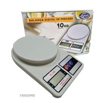 Balança Digital Eletrônica De Precisão 10kg Doméstica FRG4387 Frigopro Balança Digital Eletrônica De Precisão 10kg Doméstica FRG4387 Frigopro