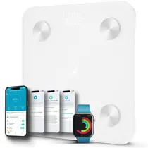 Balança Digital Inteligente Body Bioimpedância Corporal LED 28CM 180Kg App BT Apple Health Fitbit Google Fit PandaPlus Preto Branca Balança Digital Inteligente Body Bioimpedância Corporal LED 28CM 180Kg App BT Apple Health Fitbit Google Fit PandaPlus Preto Branca