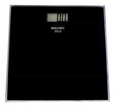 Balança Digital Mallory Oslo Até 150kg Super Fina Imperdível Cor Preto