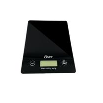 Balança Digital Oster 5Kg Cozinha Tampo de Vidro Preto Modelo Westman