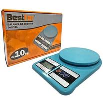 Balança Digital Para Cozinha 10kg - Azul - Camp