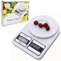 Balanca digital para cozinha 10kg branca a pilha - FU XING Balanca digital para cozinha 10kg branca a pilha - FU XING