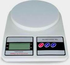 Balança Digital para Cozinha até 10kg Alta Precisão com Display LCD Função Tara Compacta