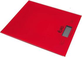 Balanca digital para cozinha de vidro vermelha 5kg