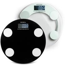Balança Digital para Peso Corporal de Vidro Temperado Eletrônica 150kg Banheiro Academia - Multilaser